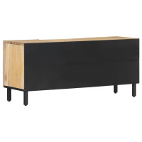 Produktbild för Tv-bänk 105x33x46 cm massivt mangoträ