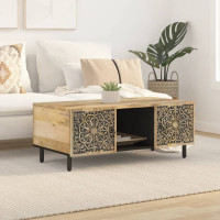 Produktbild för Soffbord 100x54x40 cm massivt mangoträ