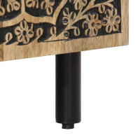 Produktbild för Soffbord 100x54x40 cm massivt mangoträ