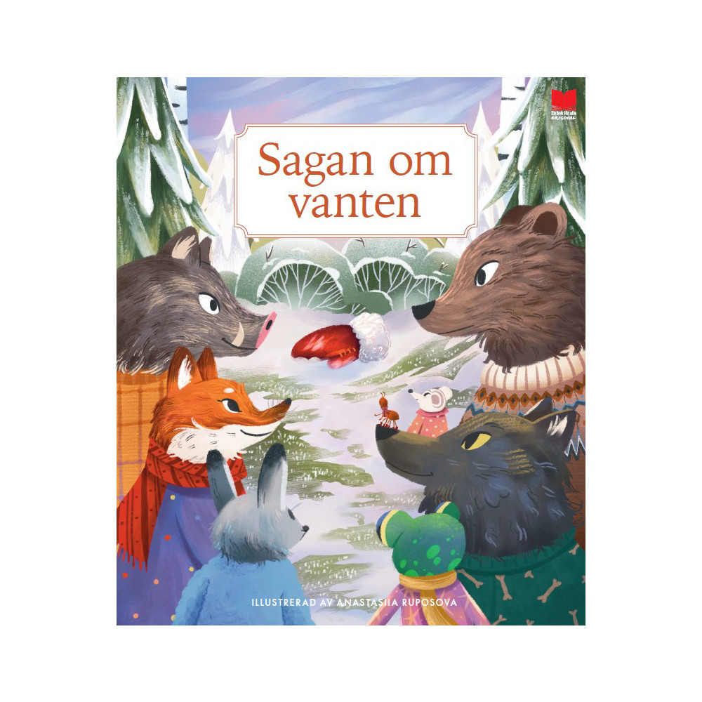 Produktbild för Sagan om vanten (inbunden)