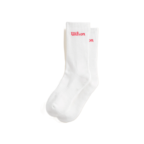 Wilson Wilson Crew Logo Socks White 1-pack (40-42)