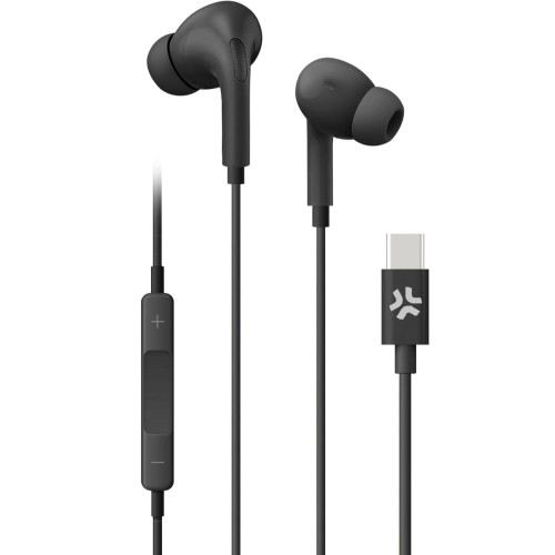 Celly UP1200 Stereoheadset In-Ear USB-C Svart