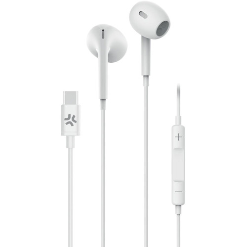Celly UP1300 Stereoheadset Drop USB-C Vit