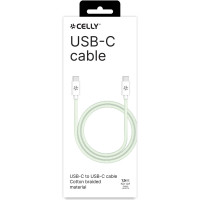 Miniatyr av produktbild för USB-C - USB-C-kabel 60W 1,5 m Grön