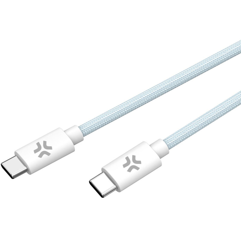 Produktbild för USB-C - USB-C-kabel 60W 1,5 m Ljusblå