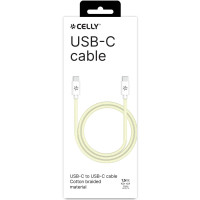 Produktbild för USB-C - USB-C-kabel 60W 1,5 m Gul