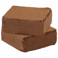 Produktbild för Block i kokosfiber 2 st 5 kg vardera 10 kg total