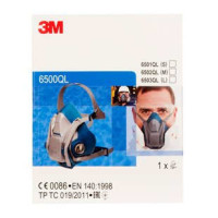 Miniatyr av produktbild för 3M 70071668159 återanvändbart andningsskydd Halvmask, andningsskydd Luftrenande andningsmask