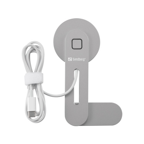 Sandberg Sandberg 441-53 mobilladdare Smartphone Grå USB Trådlös laddning Automatisk, inomhus