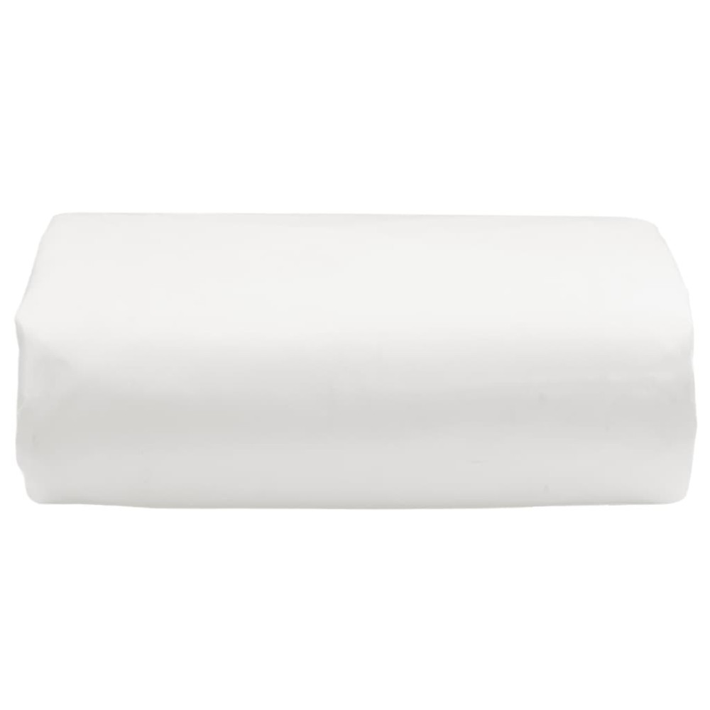 Produktbild för Presenning vit 1x2,5 m 650 g/m²