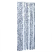 Produktbild för Insektsgardin silver 100x230 cm chenille