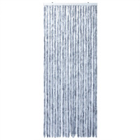 Produktbild för Insektsgardin silver 100x230 cm chenille