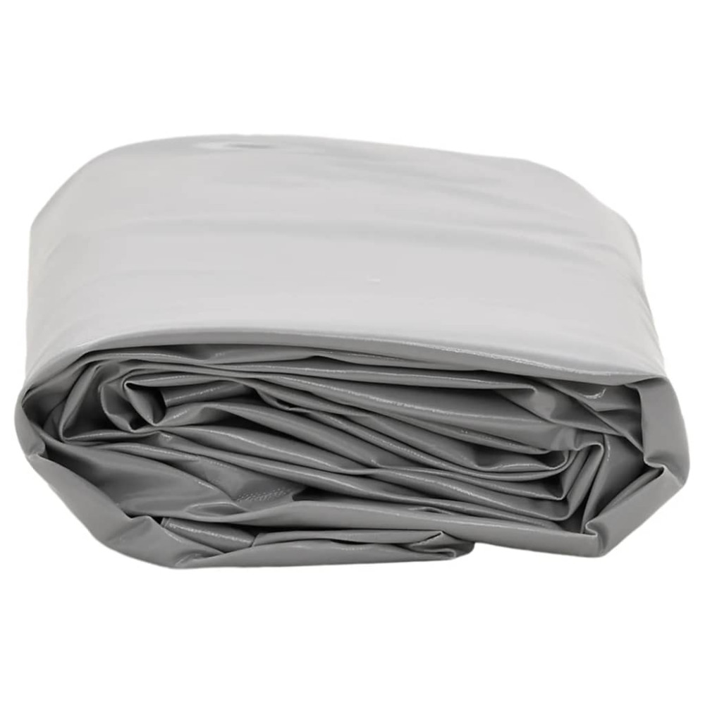 Produktbild för Presenning grå 1,5x2,5 m 650 g/m²