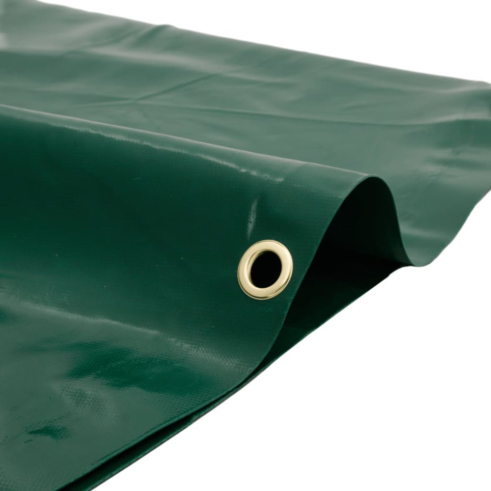 Produktbild för Presenning grön 5x8 m 650 g/m²