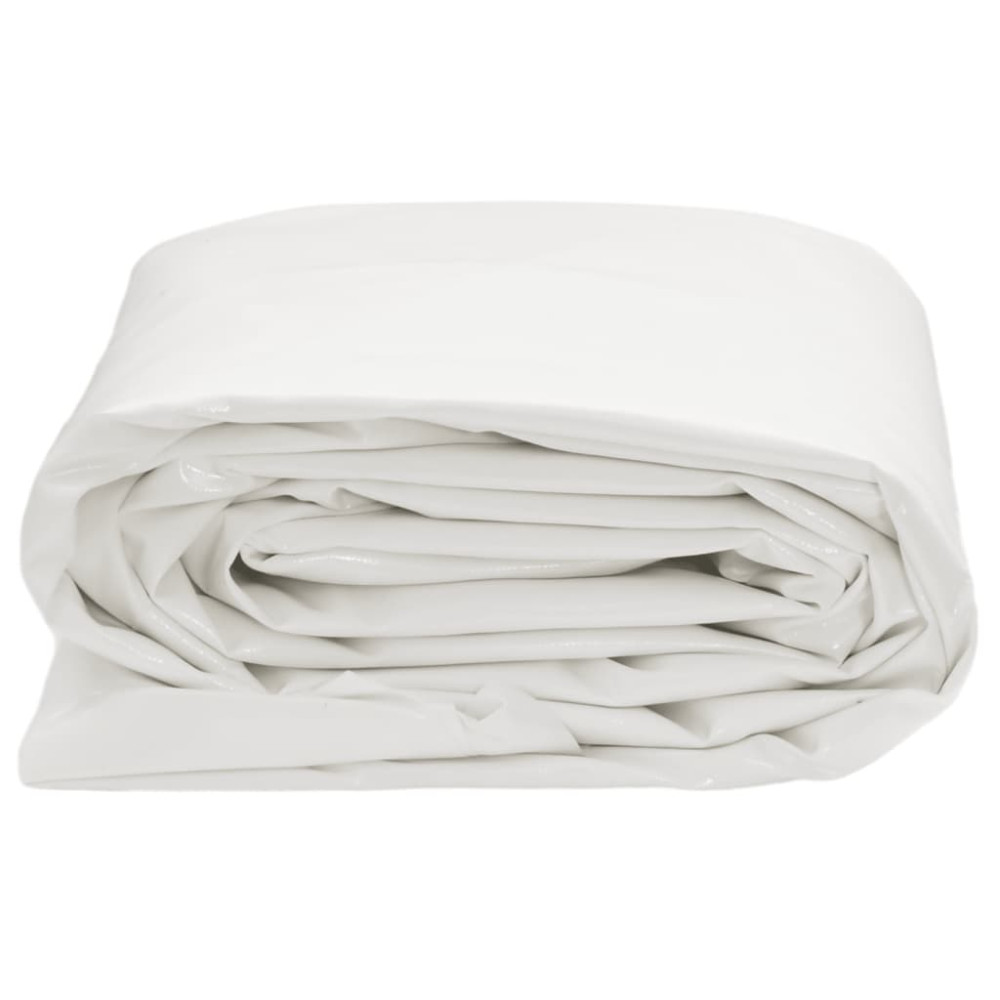Produktbild för Presenning vit 1,5x10 m 650 g/m²