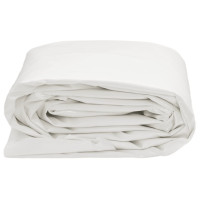 Produktbild för Presenning vit 1,5x10 m 650 g/m²
