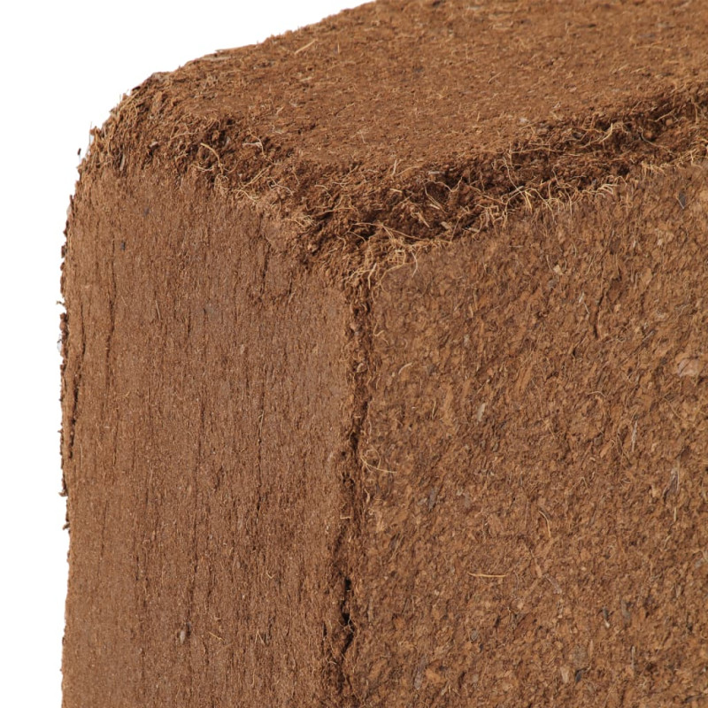 Produktbild för Block i kokosfiber 5 st 5 kg vardera 25 kg totalt