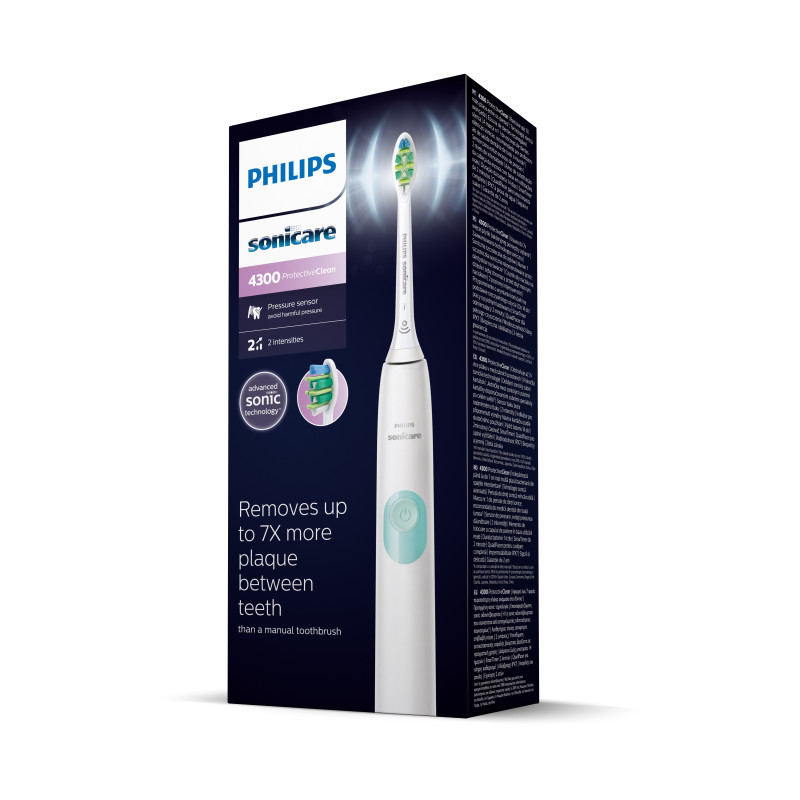 Produktbild för Philips 4300 series HX6807/63 elektriska tandborstar Vuxen Ultraljudstandborste Vit