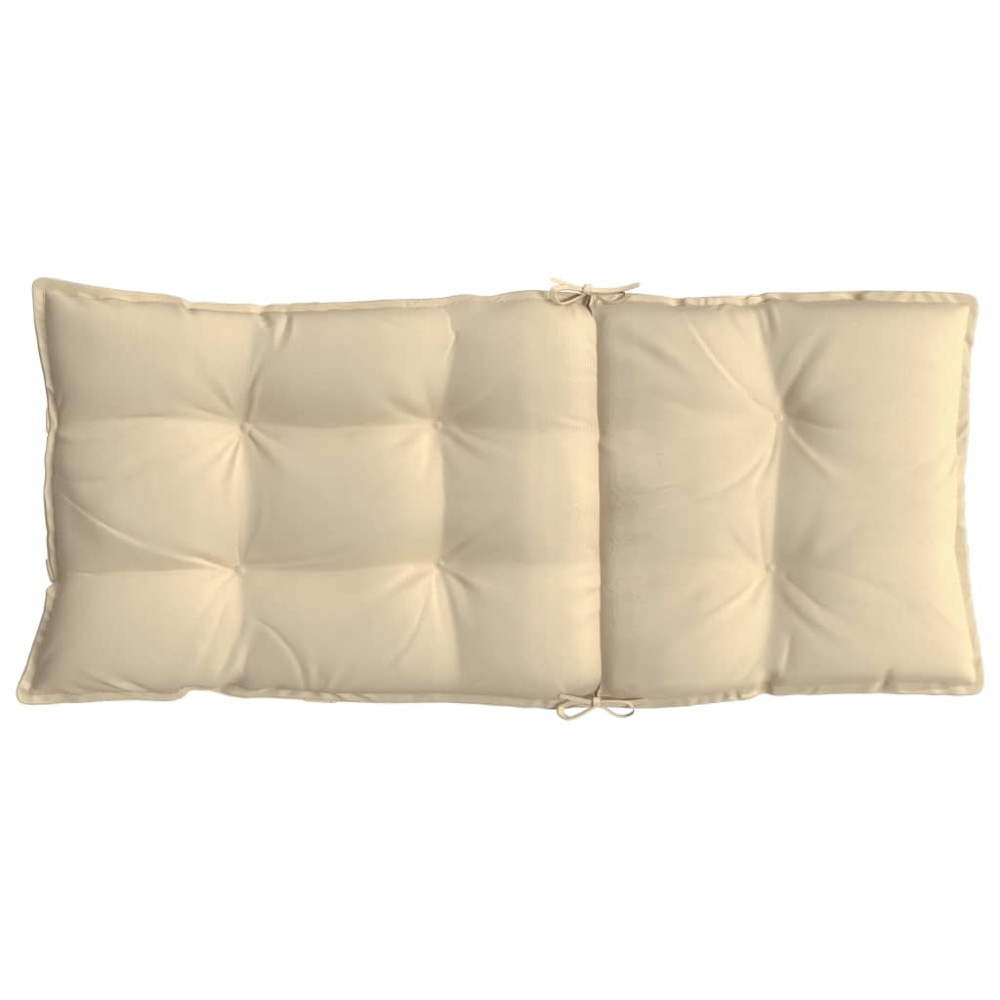 Stolsdynor F r Stolar Med H g Rygg 2 St Beige Oxfordtyg K 