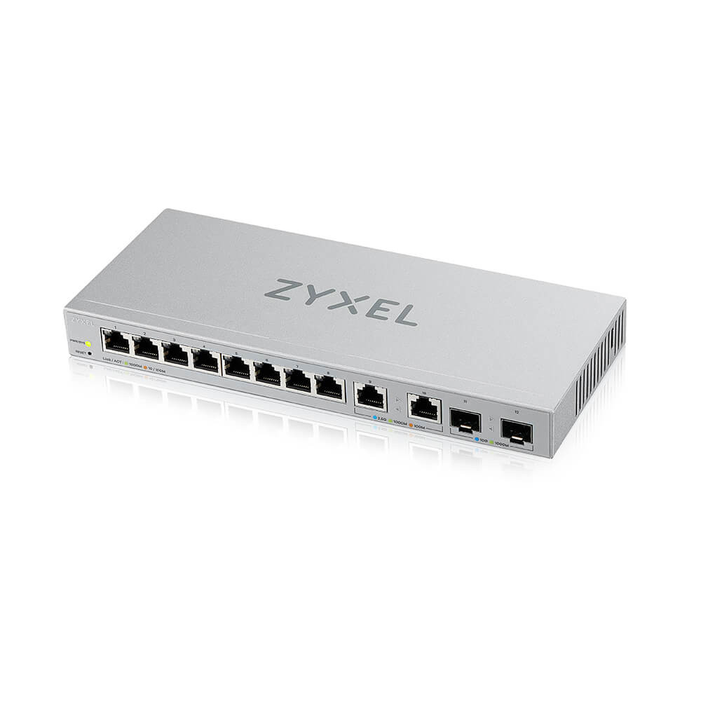 Produktbild för Zyxel XGS1210-12-ZZ0102F nätverksswitchar hanterad Gigabit Ethernet (10/100/1000) Grå