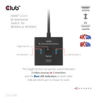 Produktbild för CLUB3D CSV-1384 KVM-switchar