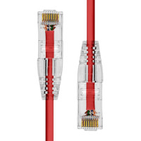 Miniatyr av produktbild för ProXtend S-6AUTP-002R nätverkskablar Röd Cat6a U/UTP (UTP)