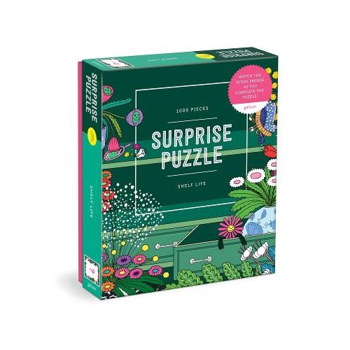 Galison Shelf Life 1000 Piece Surprise Puzzle (bok, eng)
