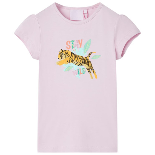 vidaXL T-shirt för barn lila 104