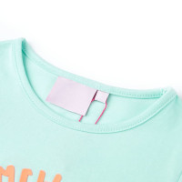 Produktbild för T-shirt för barn aquablå 128
