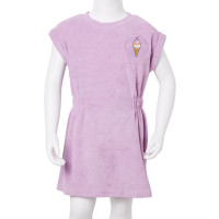 Produktbild för Barnklänning lila 128