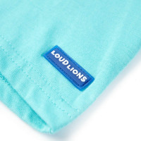 Produktbild för T-shirt med korta ärmar för barn aqua 92