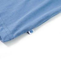 Produktbild för T-shirt för barn mellanblå 140
