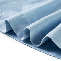 Produktbild för Barnklänning med volanger mjuk blå 116