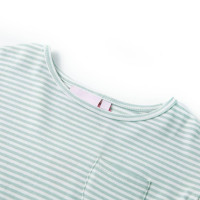 Produktbild för Barnklänning med volanger mintgrön 92