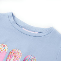Produktbild för T-shirt för barn blå 116
