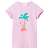 Produktbild för T-shirt för barn lila 140
