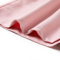 Produktbild för Barnklänning med dragsko ljus rosa 92