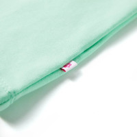 Produktbild för Barnklänning med dragsko klargrön 92