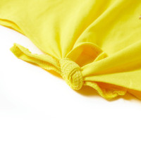 Produktbild för T-shirt för barn gul 92