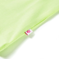 Produktbild för T-shirt för barn fluorgul 104