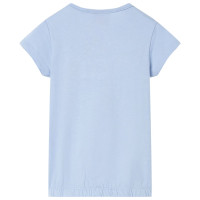 Produktbild för T-shirt för barn blå 140