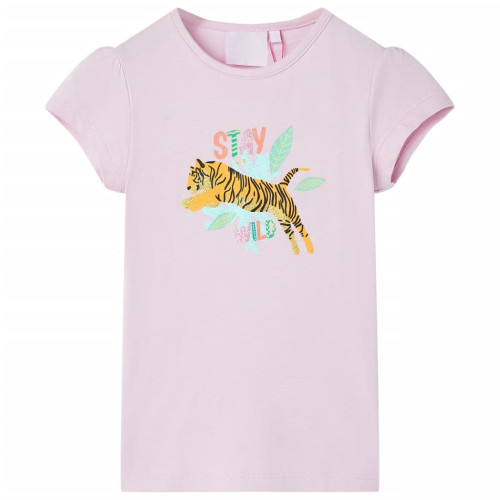 vidaXL T-shirt för barn lila 140