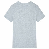 Produktbild för T-shirt med korta ärmar för barn grå 128