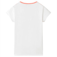 Produktbild för T-shirt för barn ecru 104