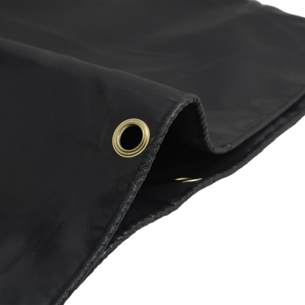 Produktbild för Presenning antracit 1,5x2 m 650 g/m²