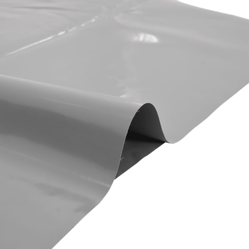 Produktbild för Presenning grå 4x8 m 650 g/m²