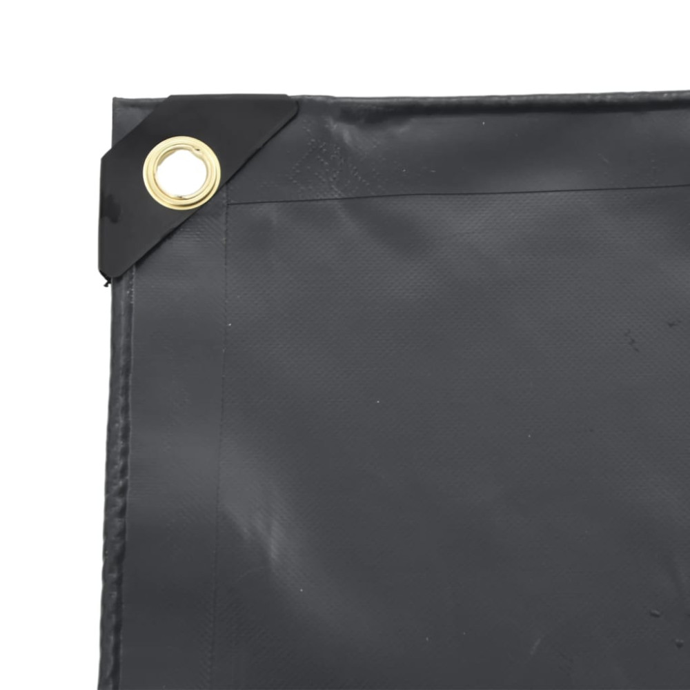 Produktbild för Presenning antracit 2,5x4,5 m 650 g/m²
