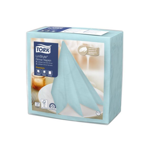 TORK Servett TORK LinSt aqua 39x39cm 50/fp