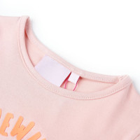 Produktbild för T-shirt för barn ljusrosa 104