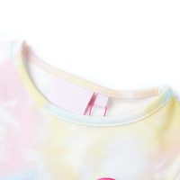 Produktbild för T-shirt för barn flerfärgad 128